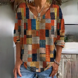Lina - T-shirt Vintage Chic
