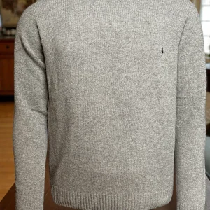 PULL HOMME 80% LAINE GRIS
